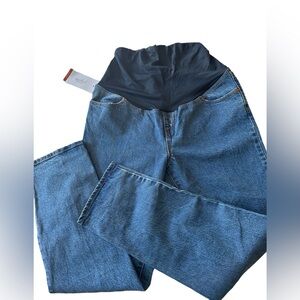 NWT Isabel by Ingrid + Isabel Maternity Jeans Dark Blue 8